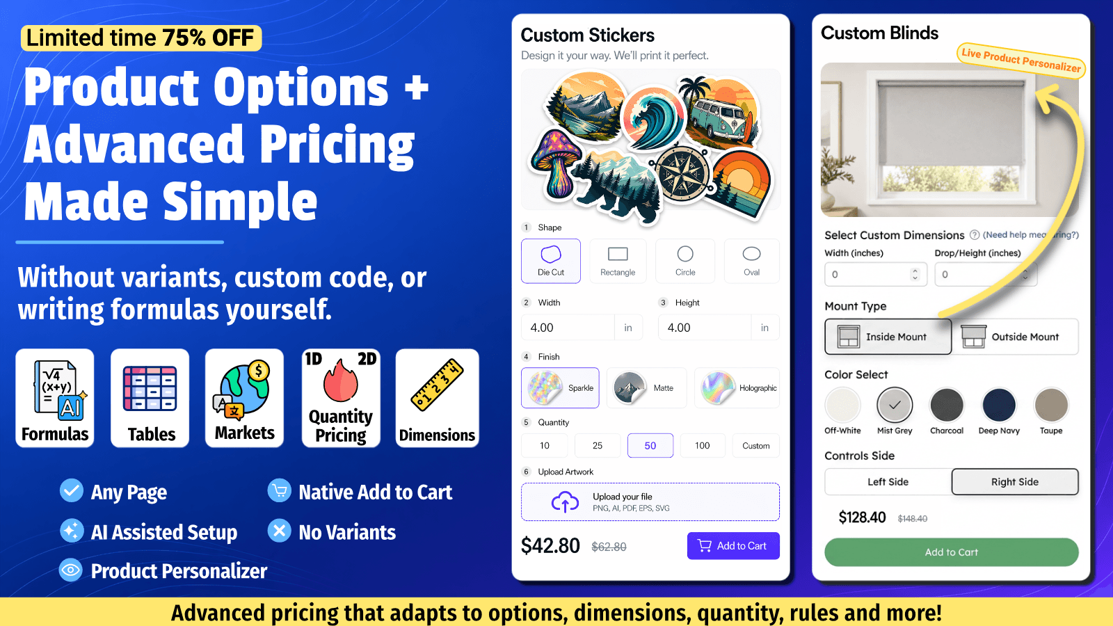 AI-built pricing calculators for complex products