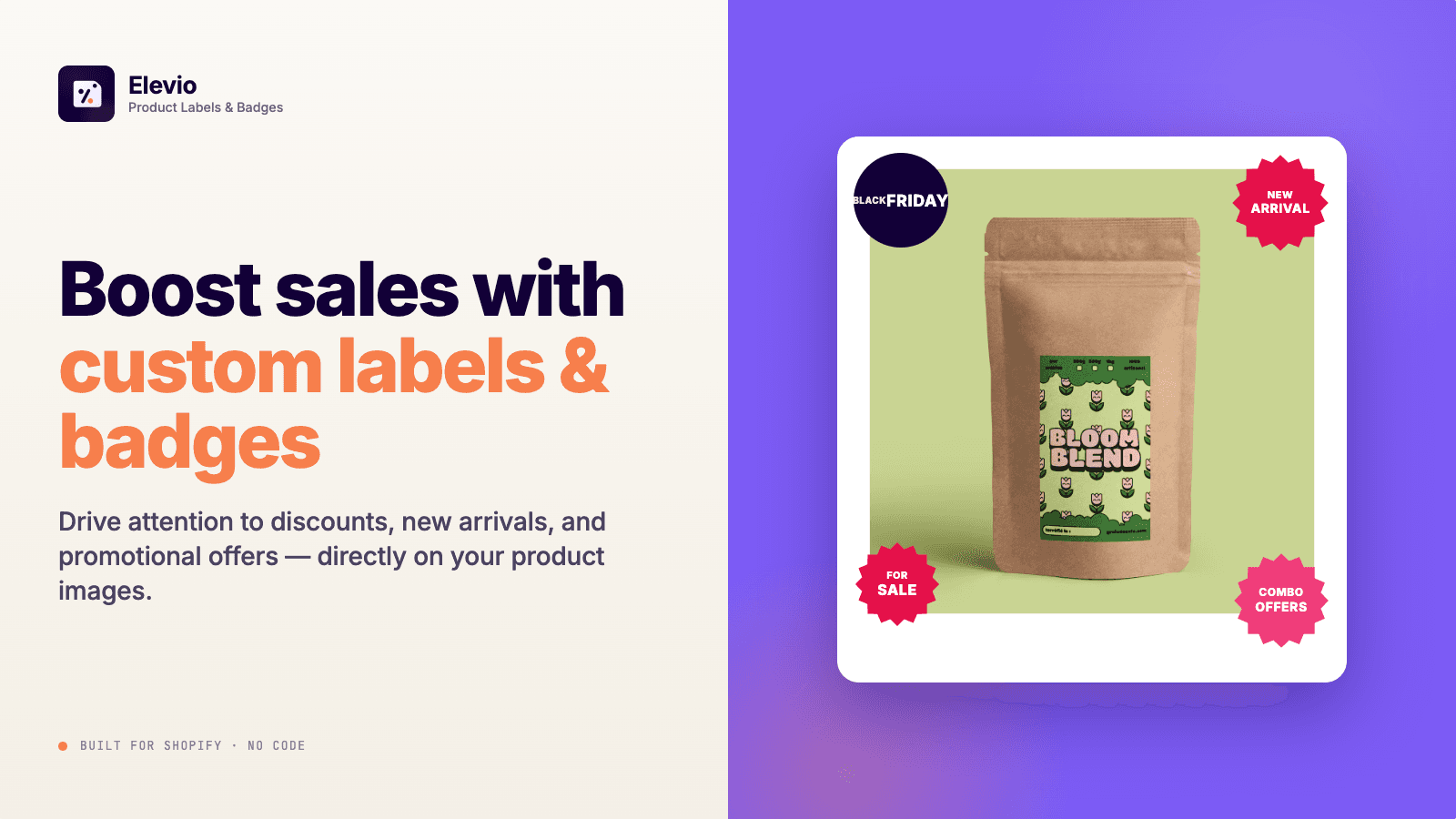 Elevio Product Labels & Badges