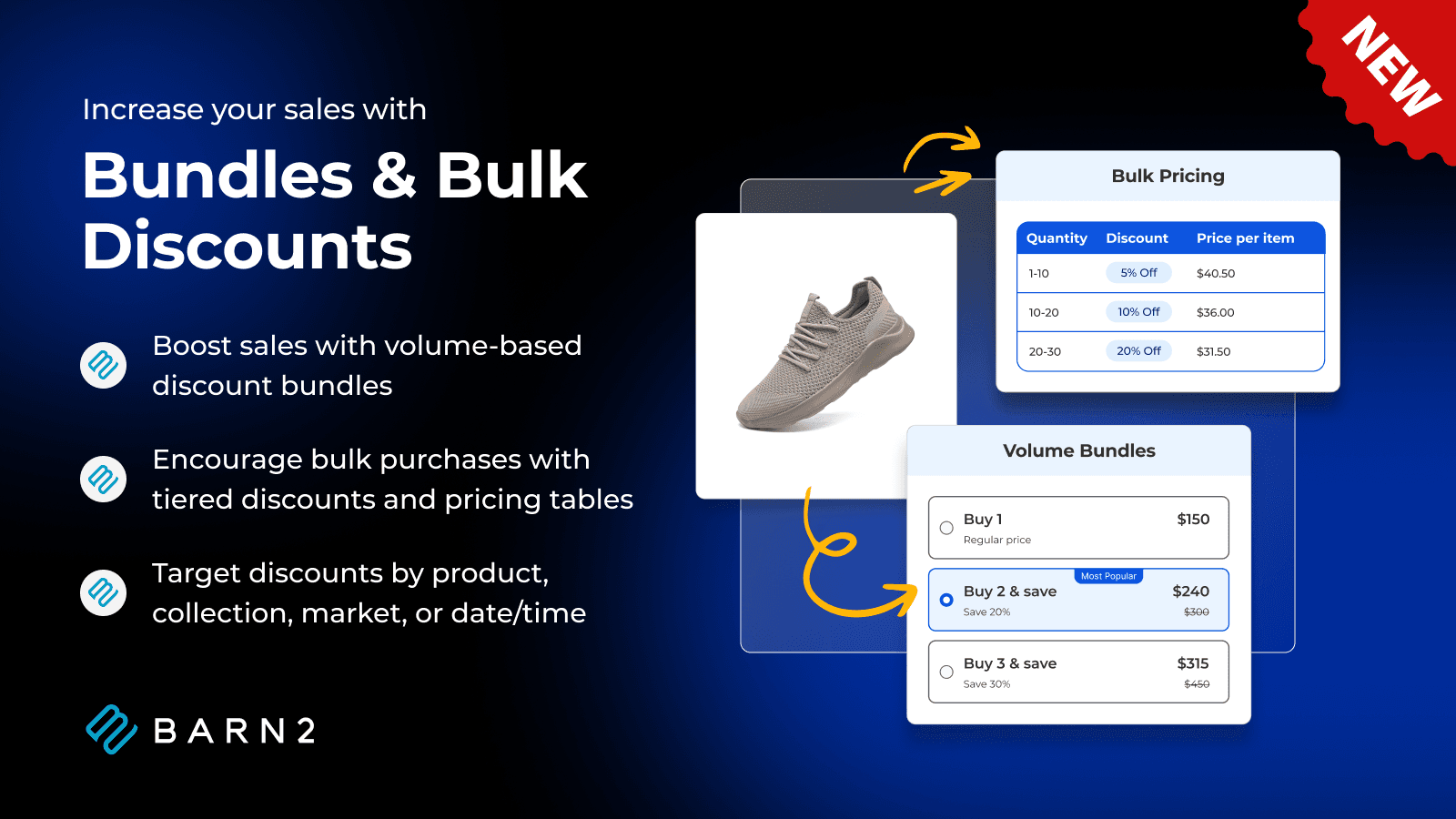 Shopify bundles and bulk discounts pricing app