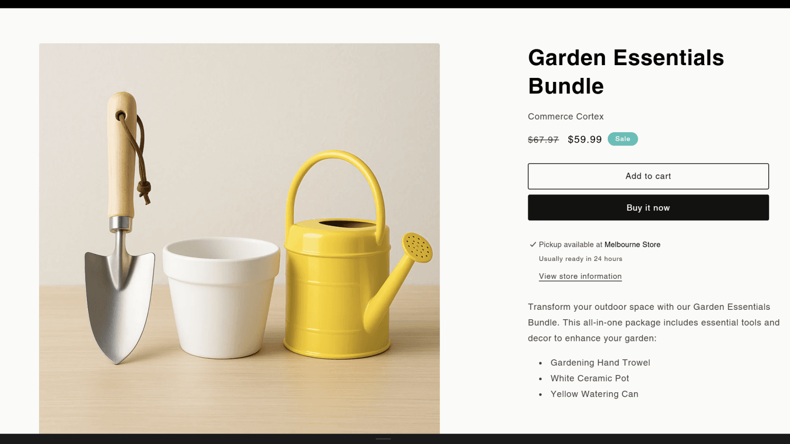 Final bundle product created with AI