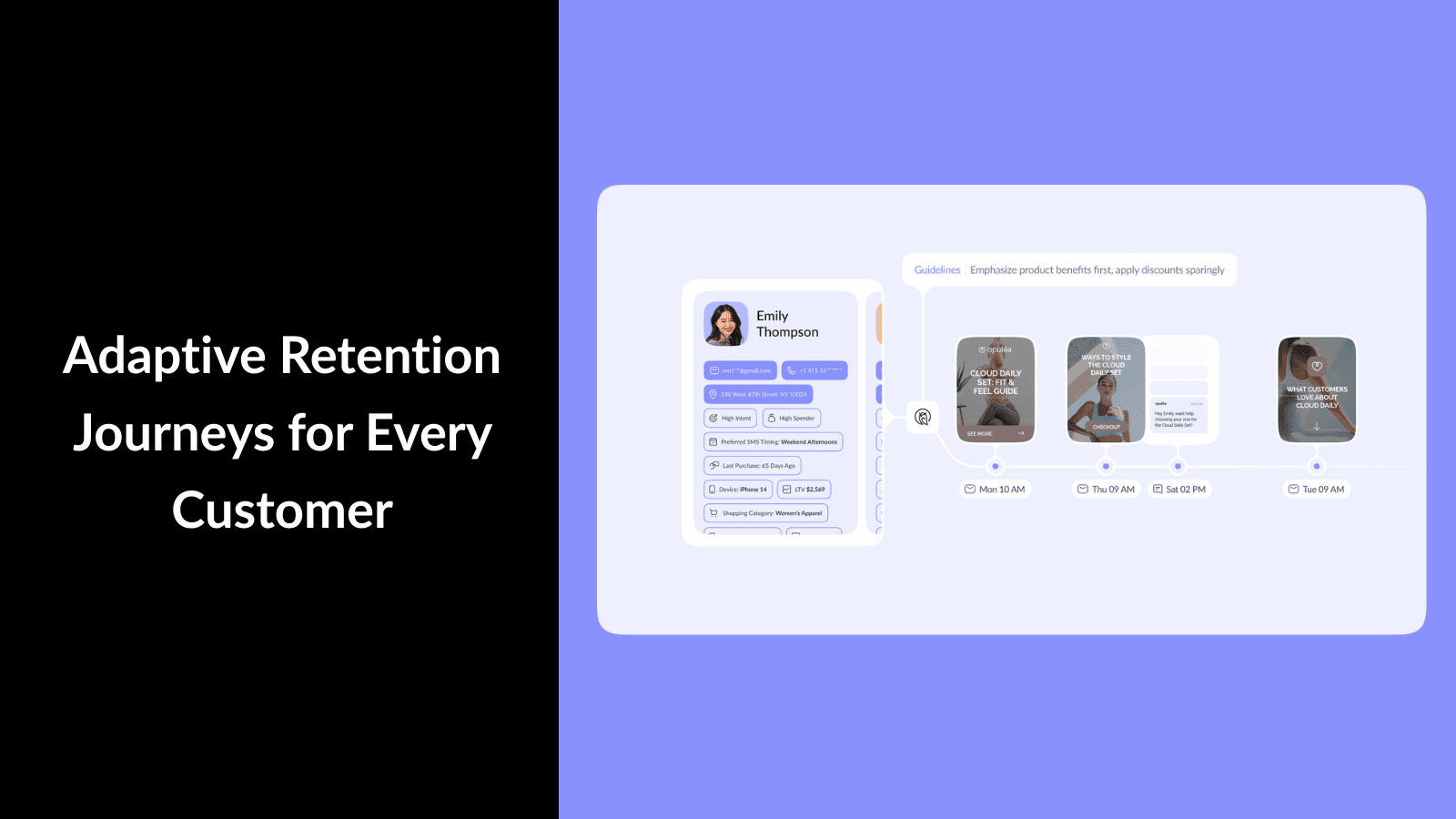 Adaptive AI journeys