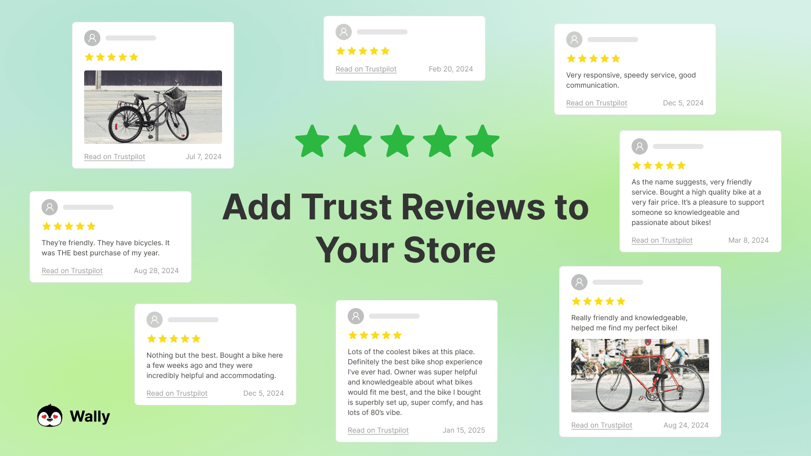Add Trustpilot Reviews to Shopify – Wally