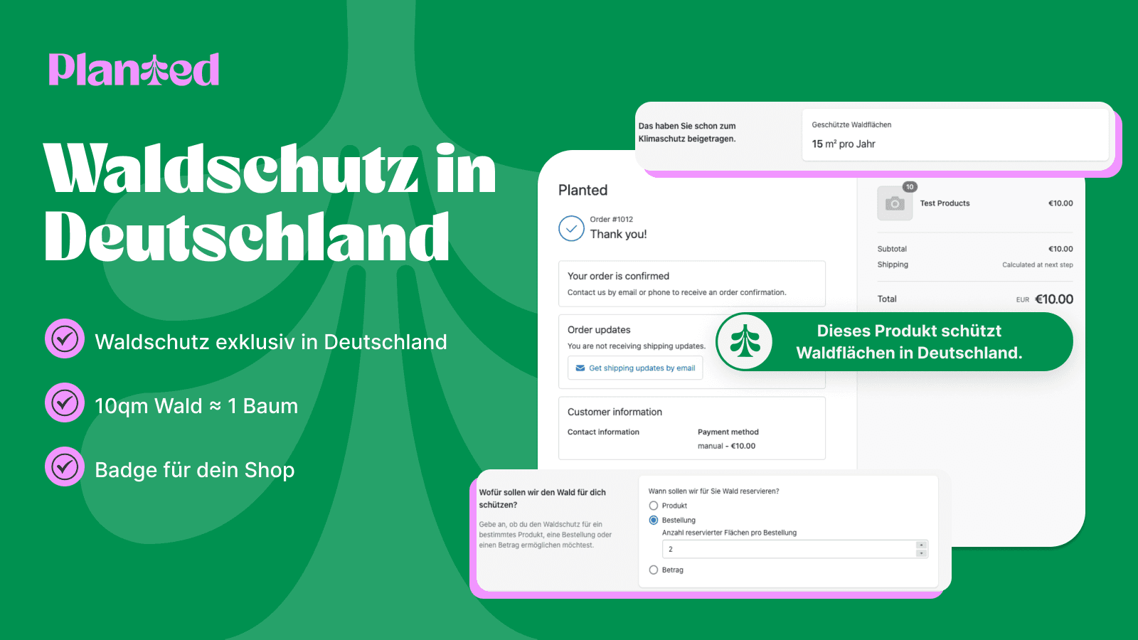 Planted - Waldschutz mit Planted