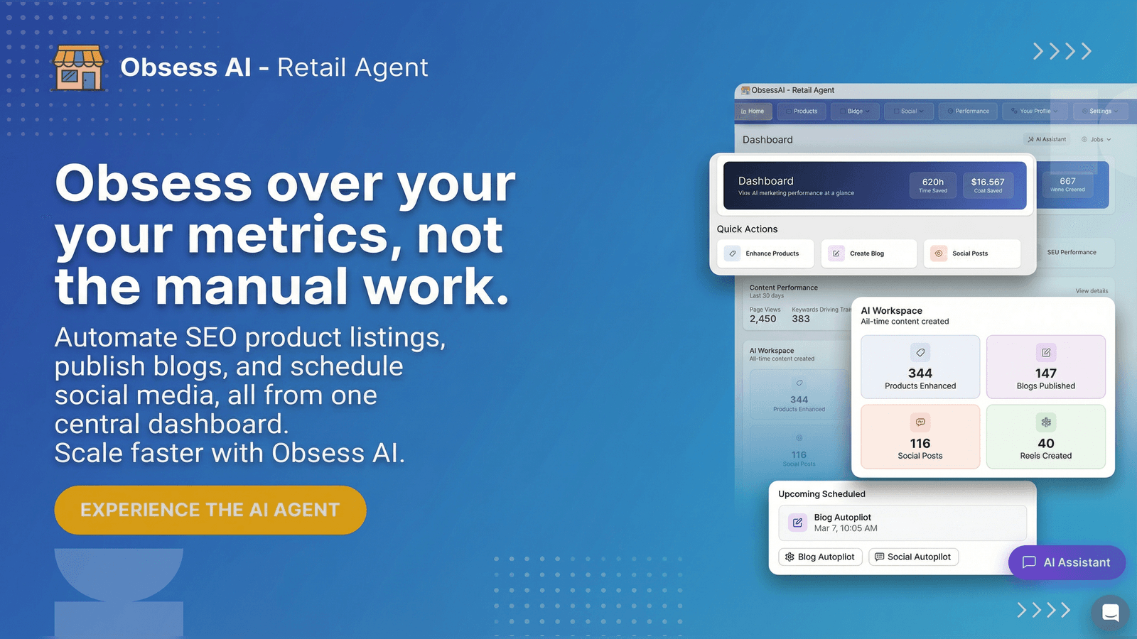 Generate Content using AI and real Keywords