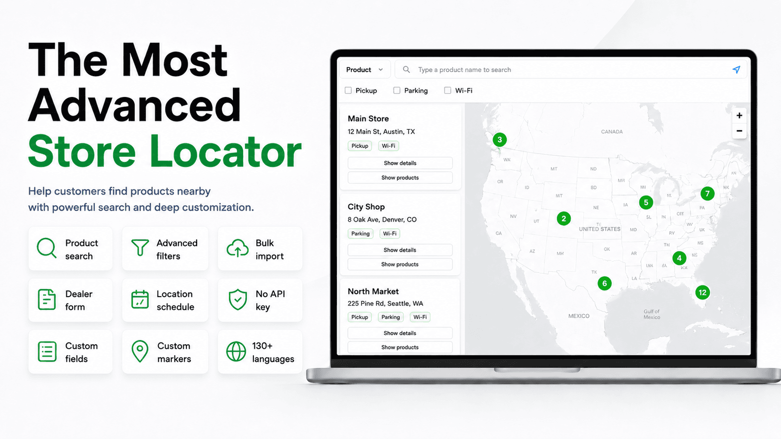 Progus Store Locator Map App Listing