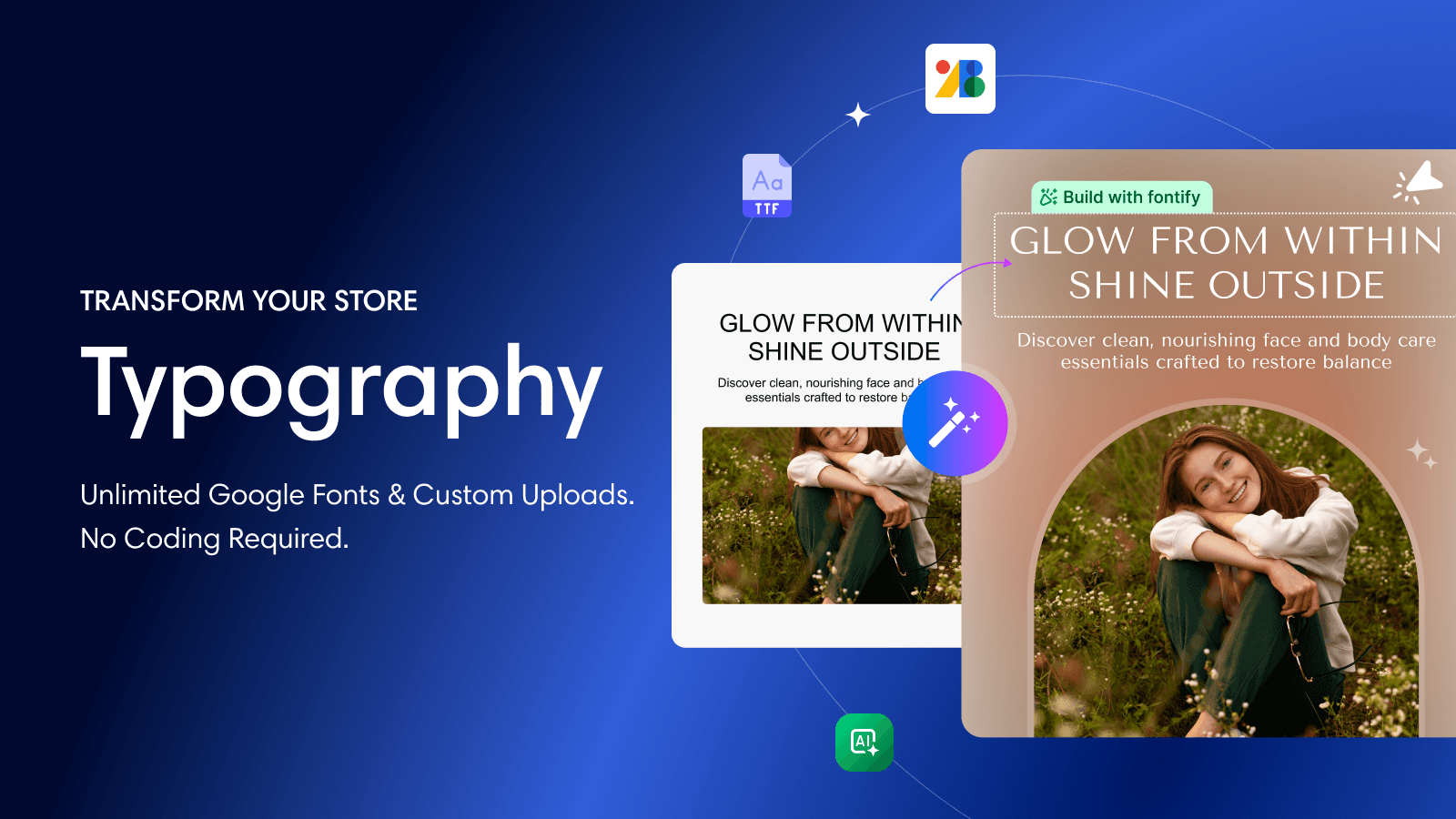 Fontify - Google & Custom Fonts