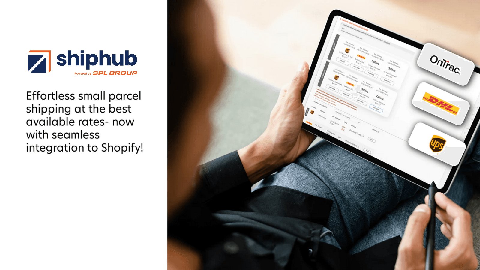 Effortless small parcel shipping at the best available rates
