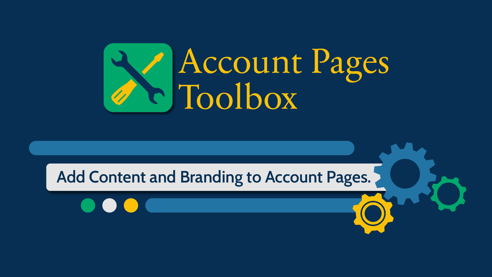Customer Accounts Toolbox
