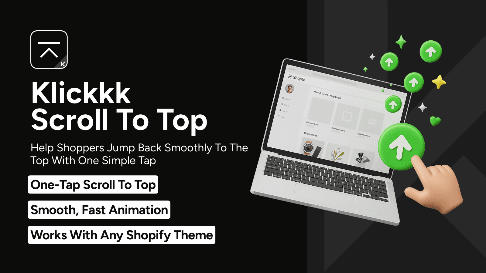 one-tap smooth scroll back to the top