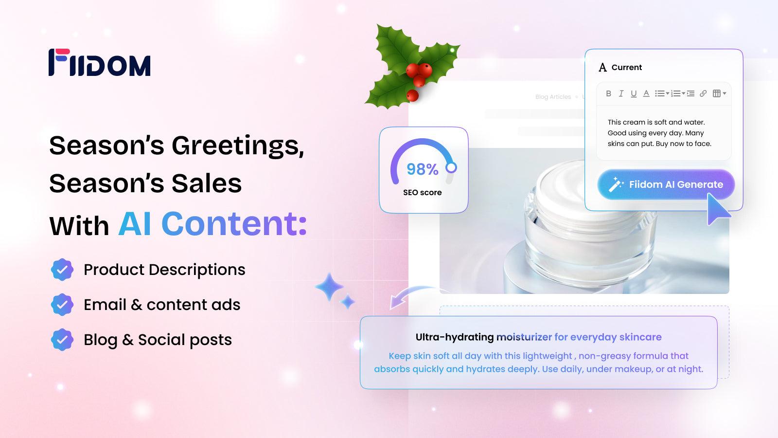 Transform Your Product Content With AI