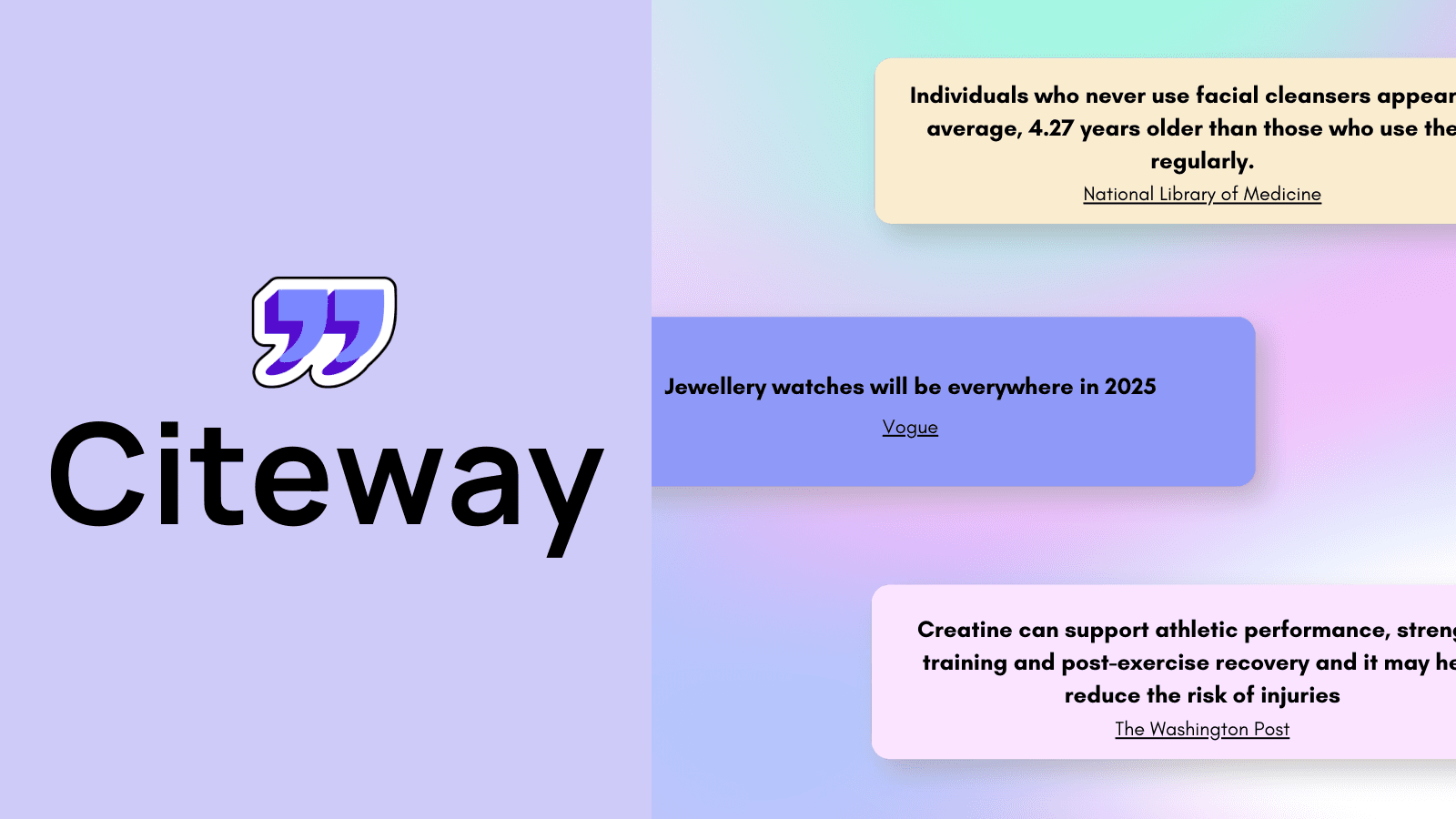 Citeway feature image with several banner examples