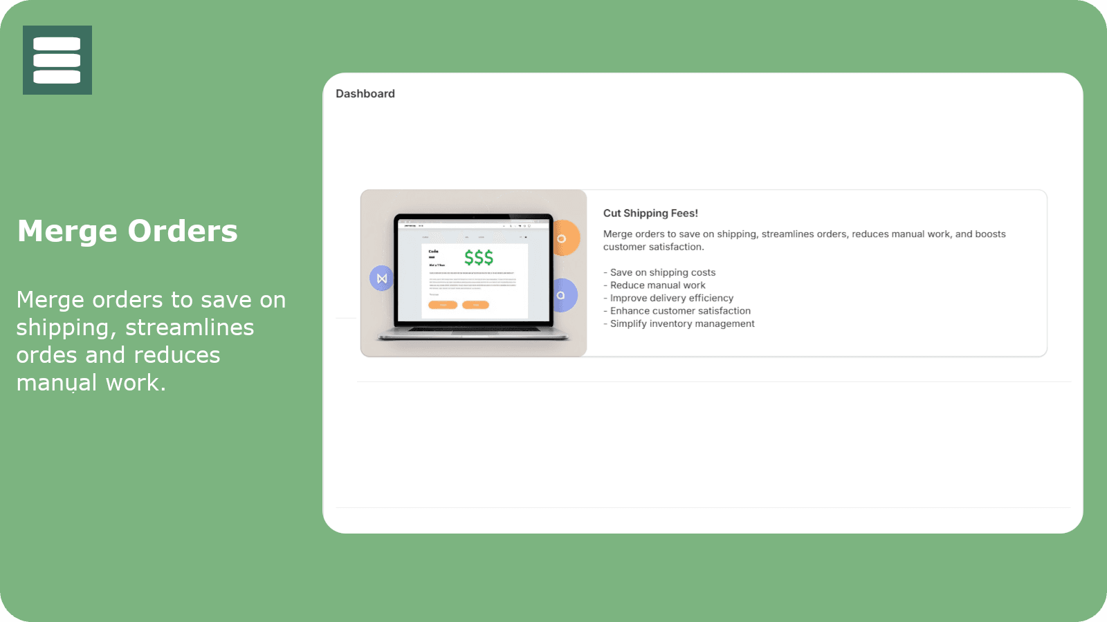 Voodux Extended Orders - Dashboard