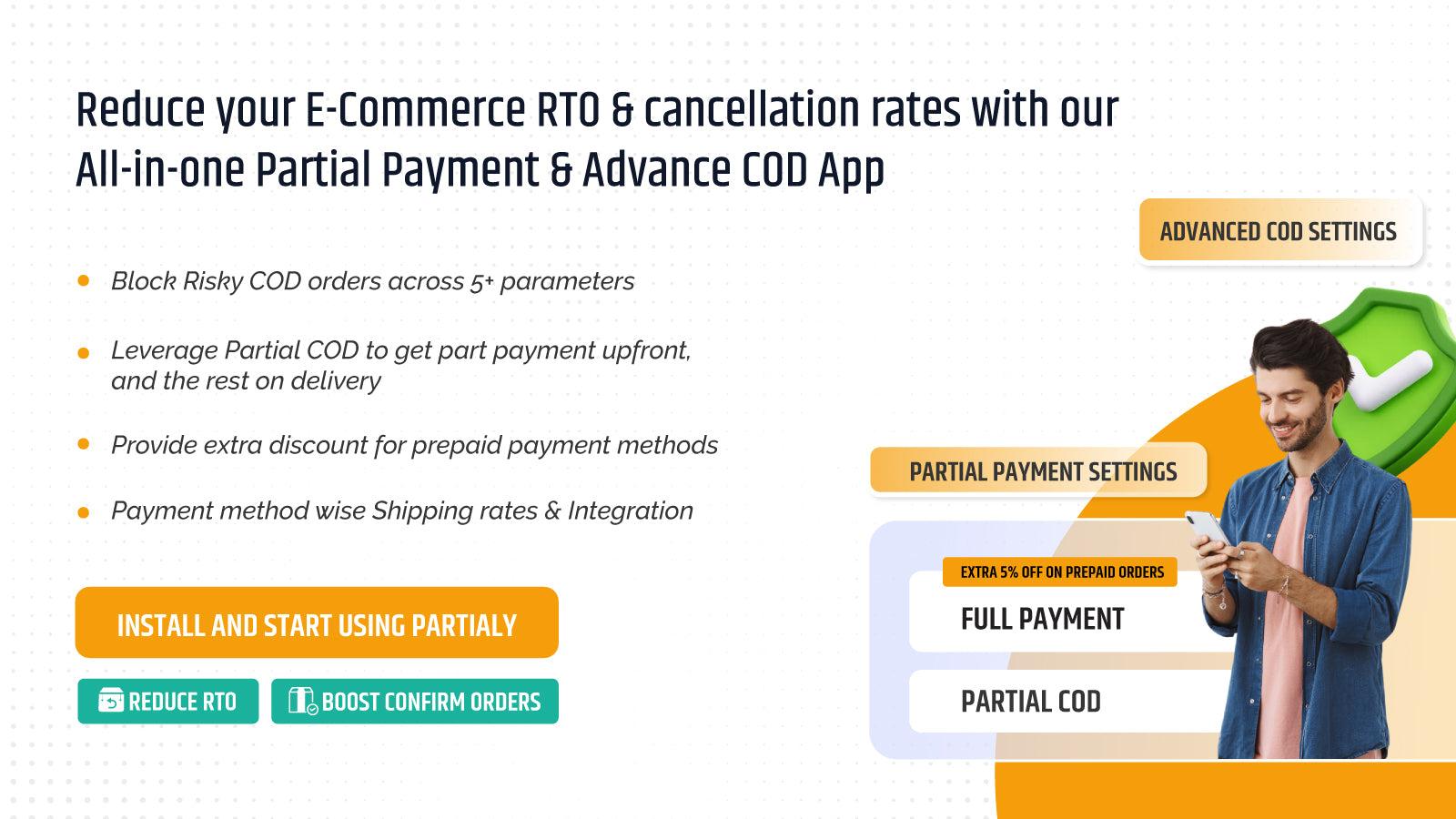 Dashboard of Partial Payment Feature