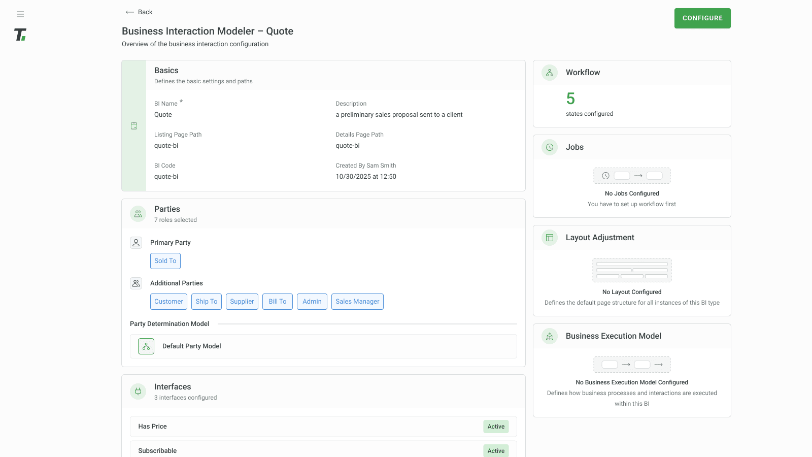 Quote-to-Cash: Low Code, No Code Process Execution