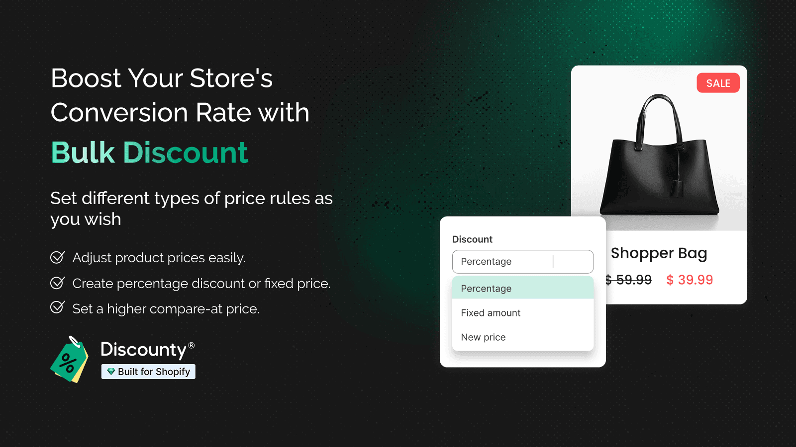 Boost Store's Conversion with Product Discount and Price Editor