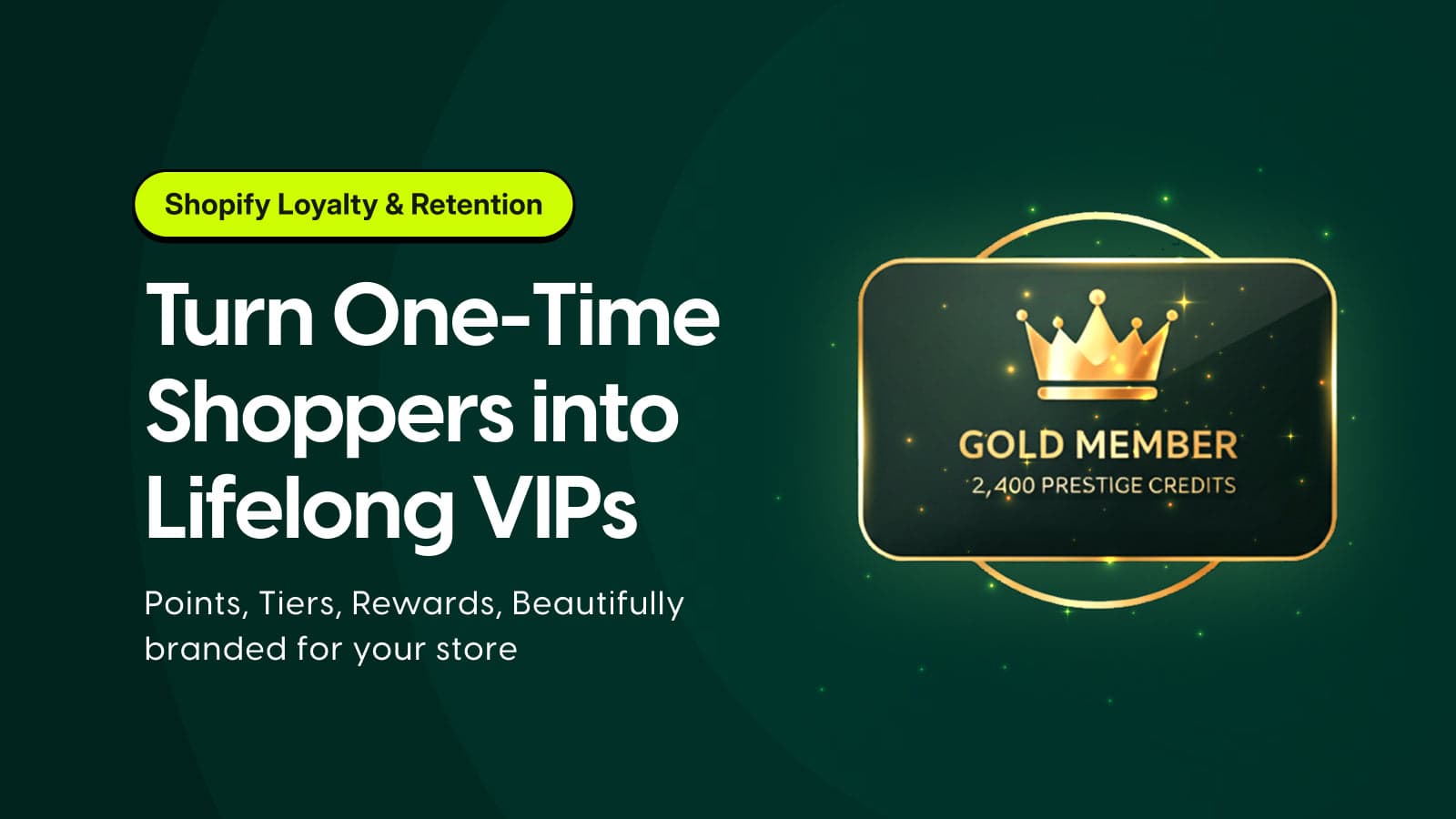 Reward purchases, signups & birthdays with vip tiers