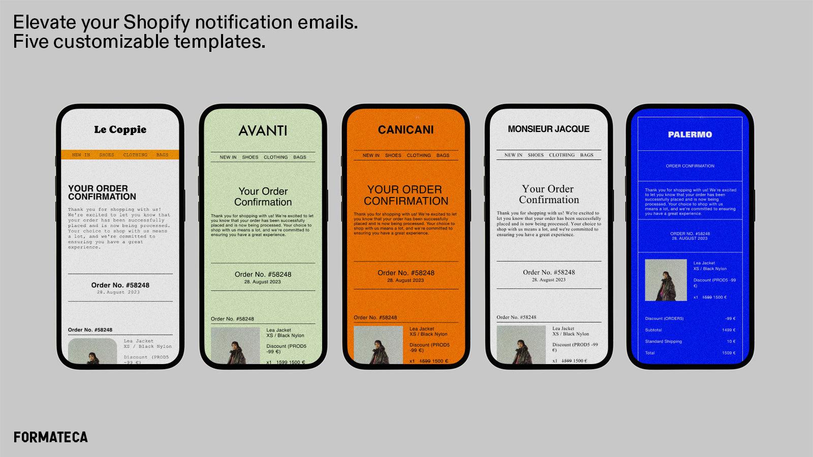 Formateca email notification overview