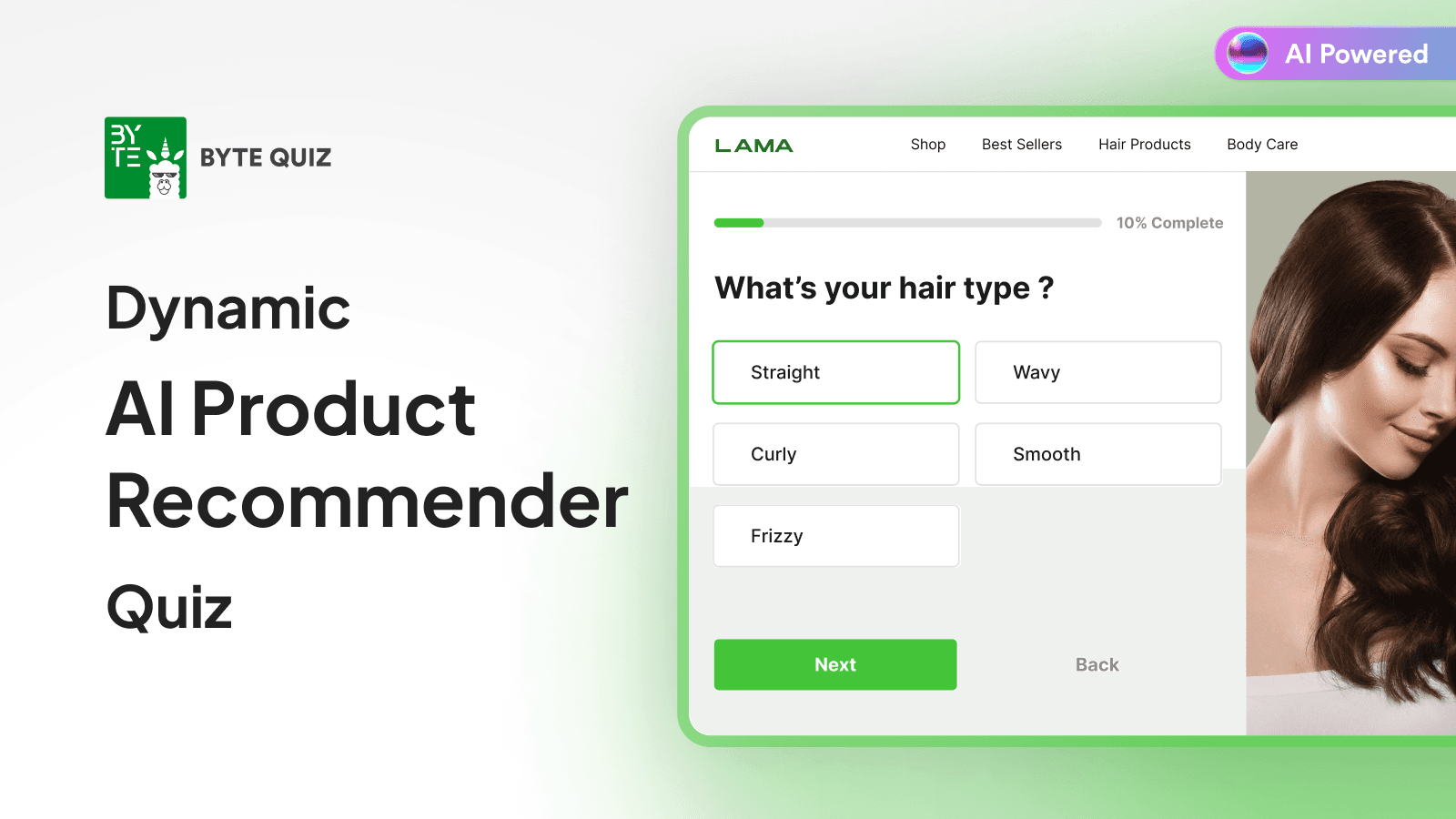 AI Product Recommender Quiz