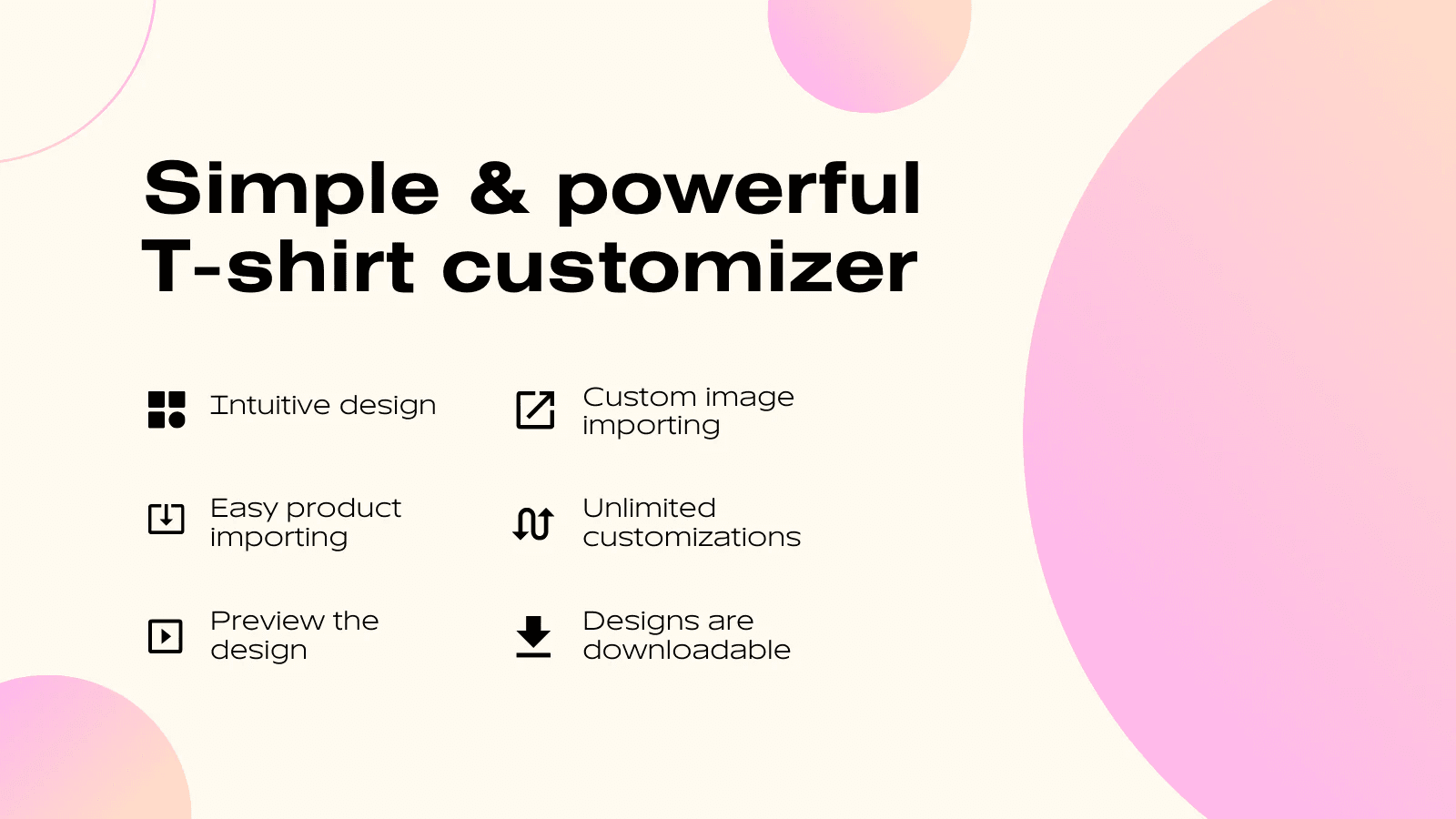 Describes all the features