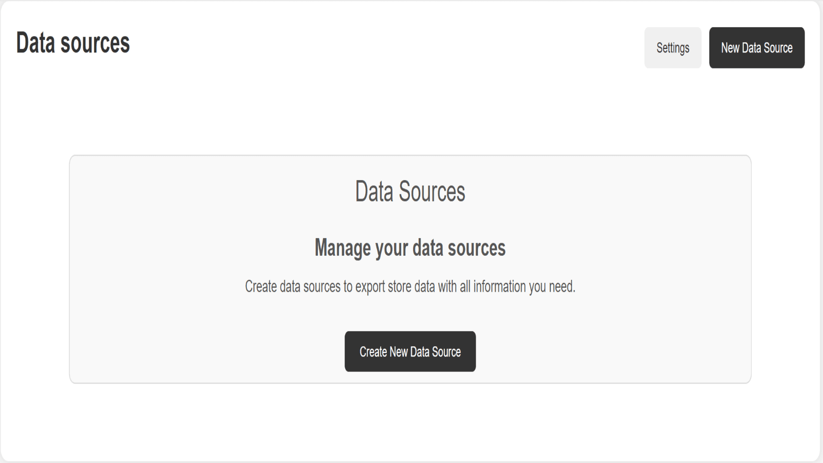 Data Sources