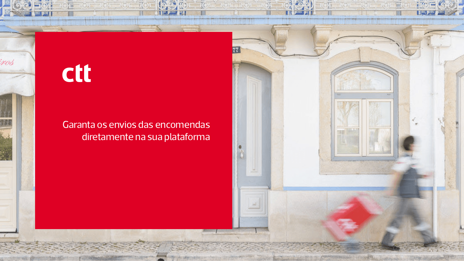 Poupe tempo e reduza erros. Um clique e expede pelos CTT.