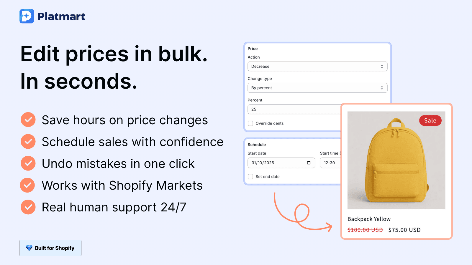 Edit Prices in Bulk. In Seconds.