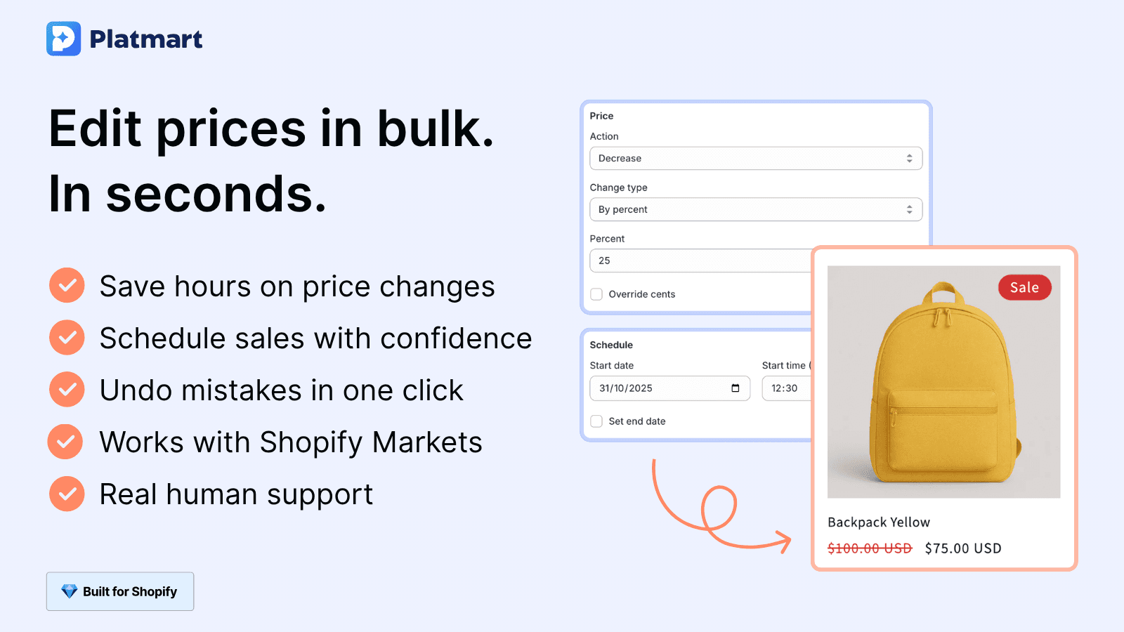 Edit Prices in Bulk. In Seconds.