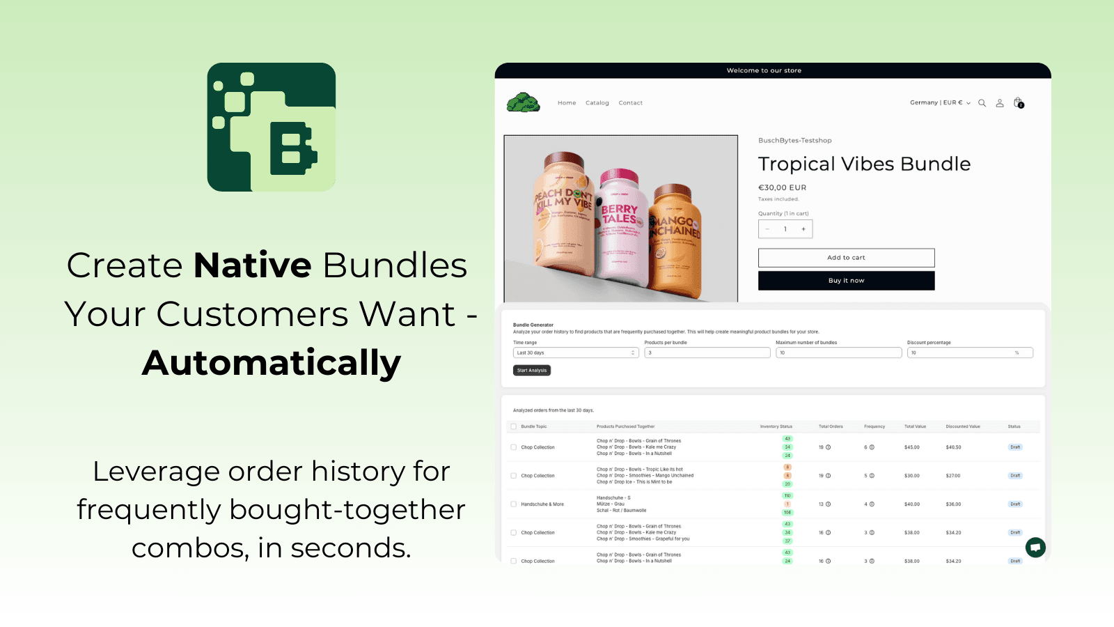 BuschBytes: Automated Shopify Bundles