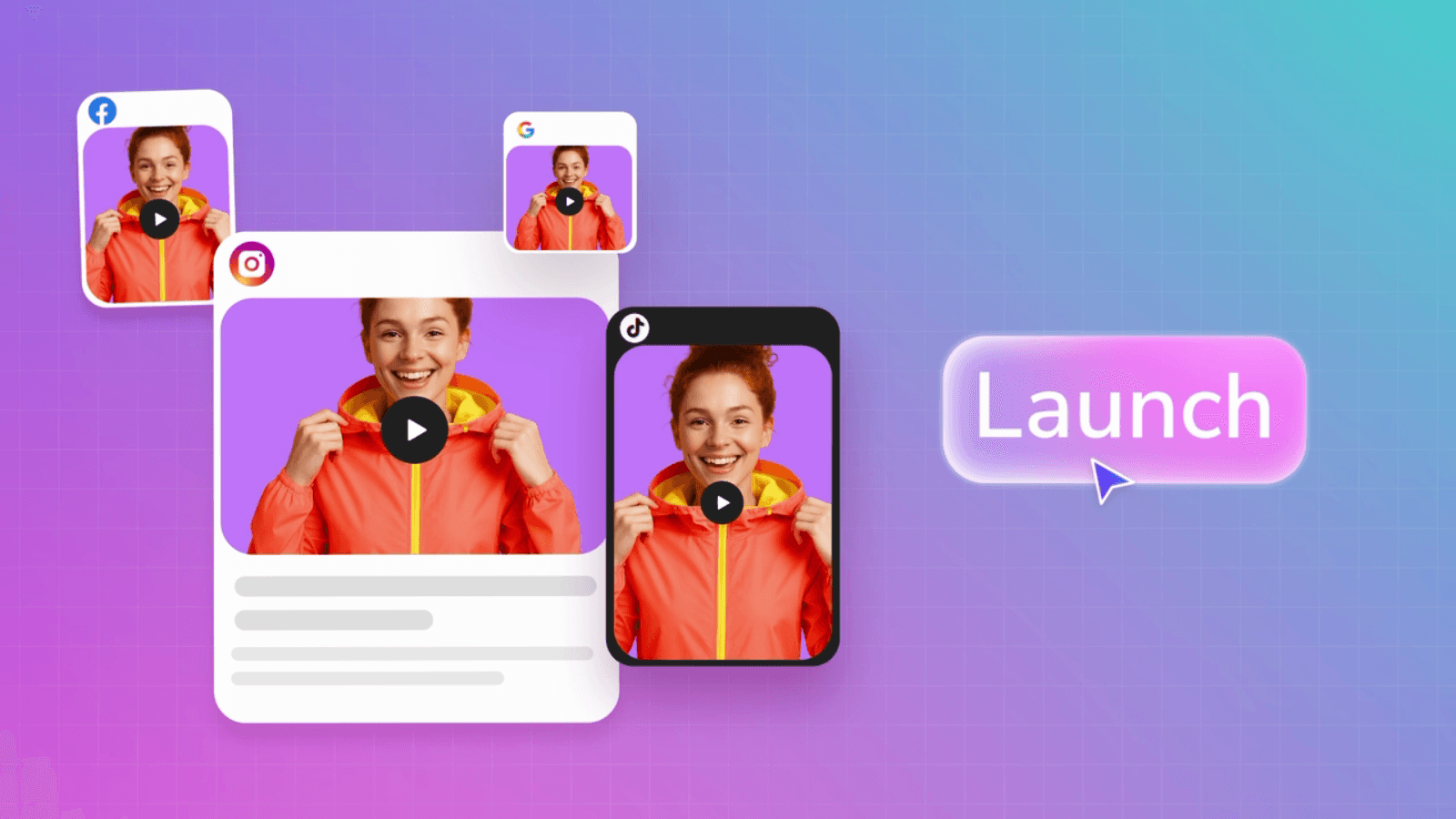 Launch multi-channel ad campaigns in seconds