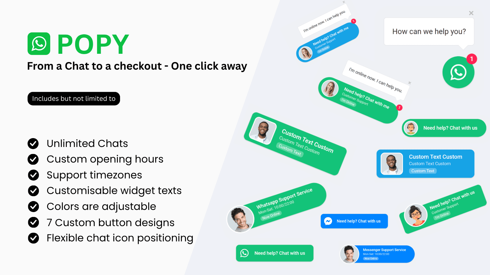 Add Whatsapp Chat Marketing Widget to your Shop