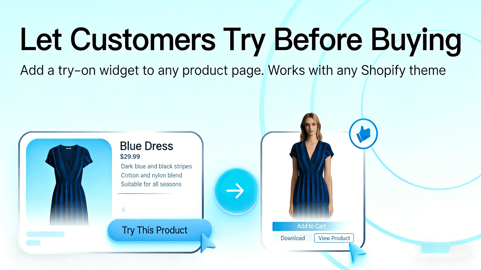 Let customers see the fit before buying