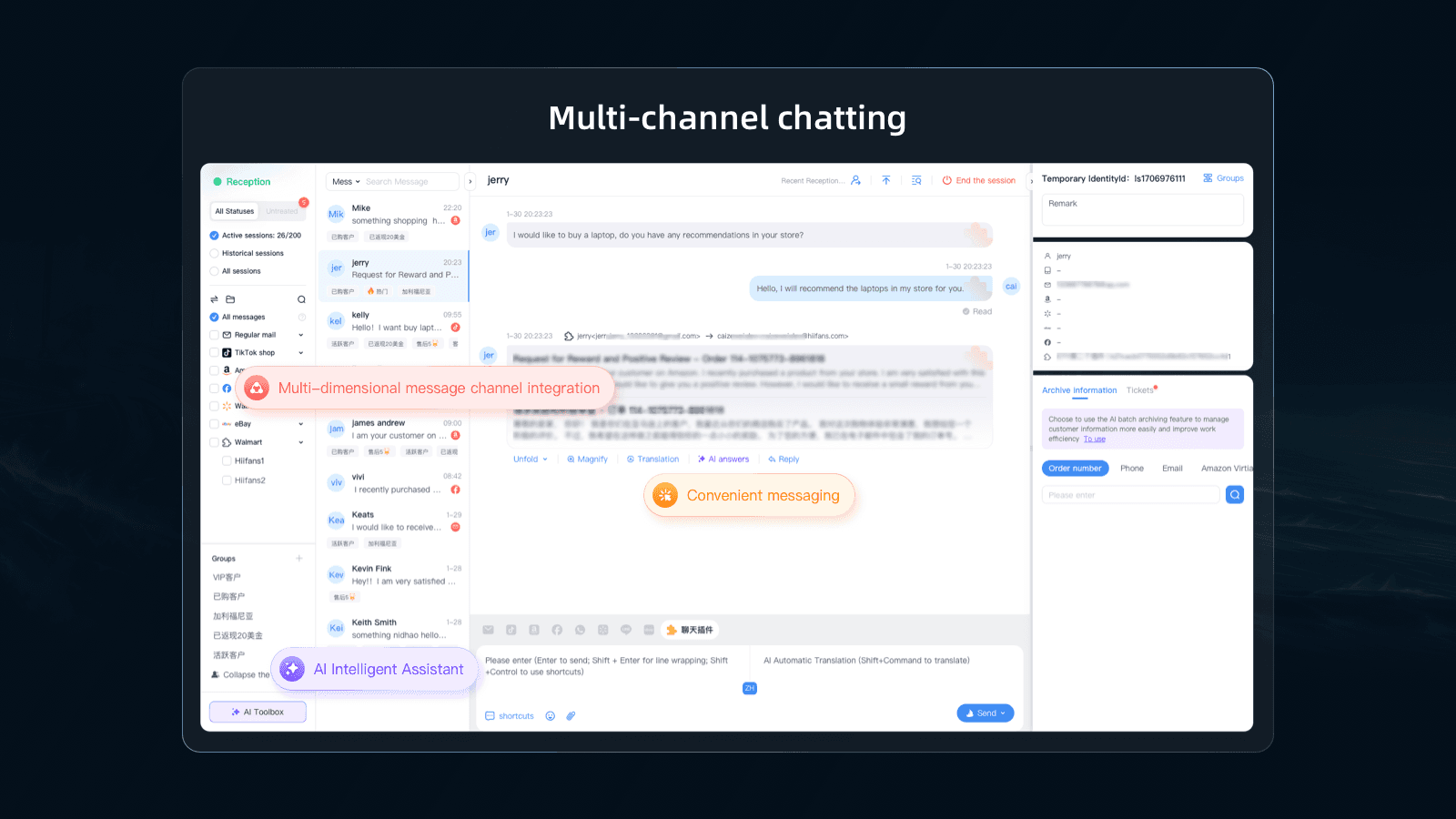 Manage multichannel messages & campaigns in a single interface.