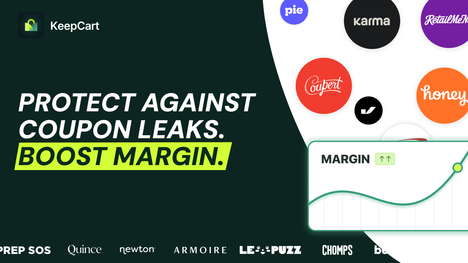 Protect your store against coupons leaks. Keep more margins.