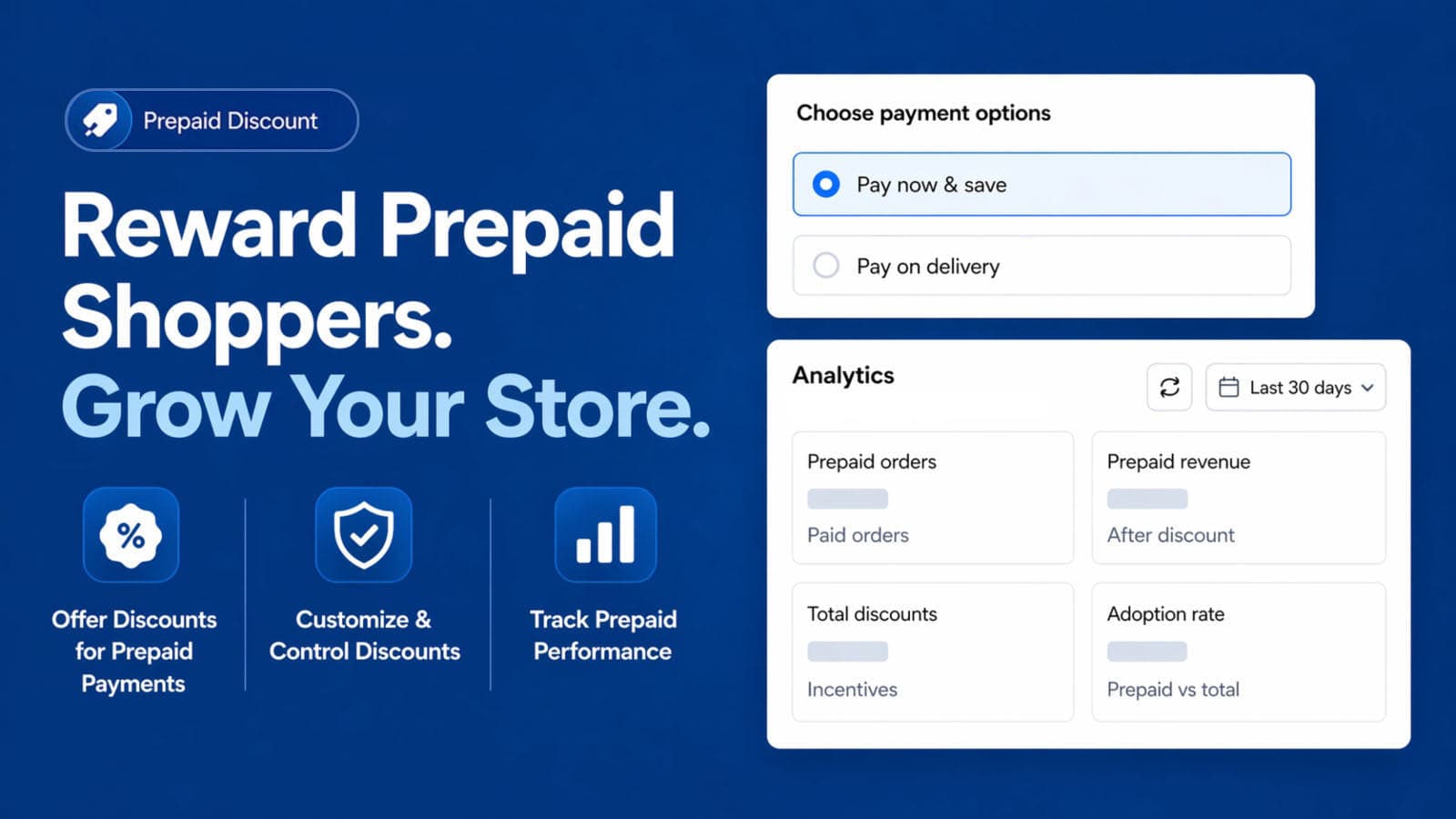 Shopify prepaid discounts to reduce COD and boost sales