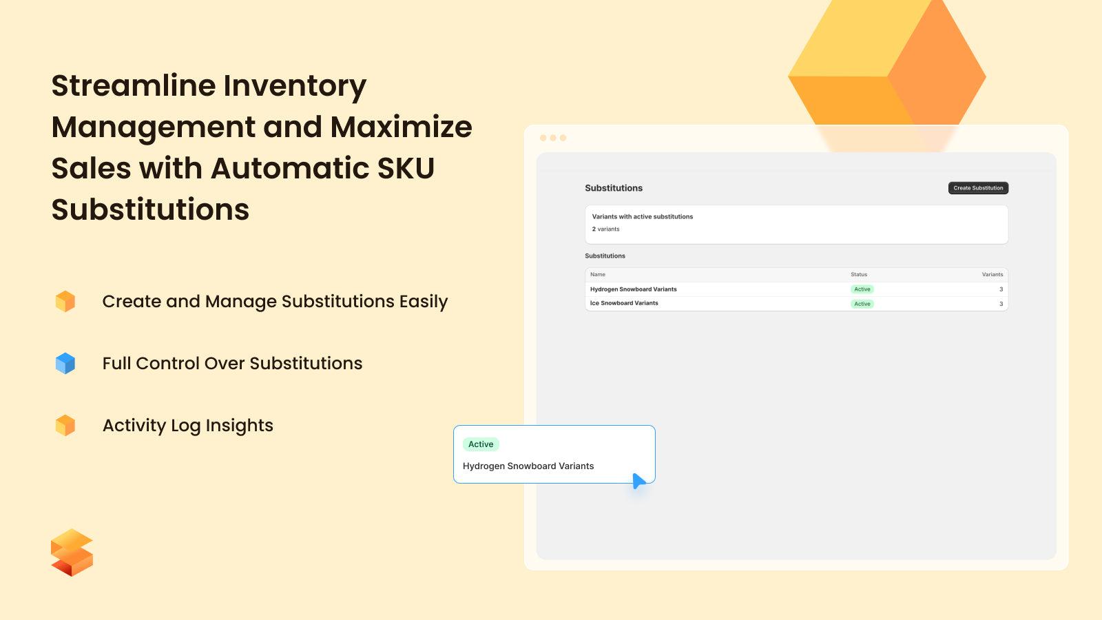 Streamline inventory and maximize sales