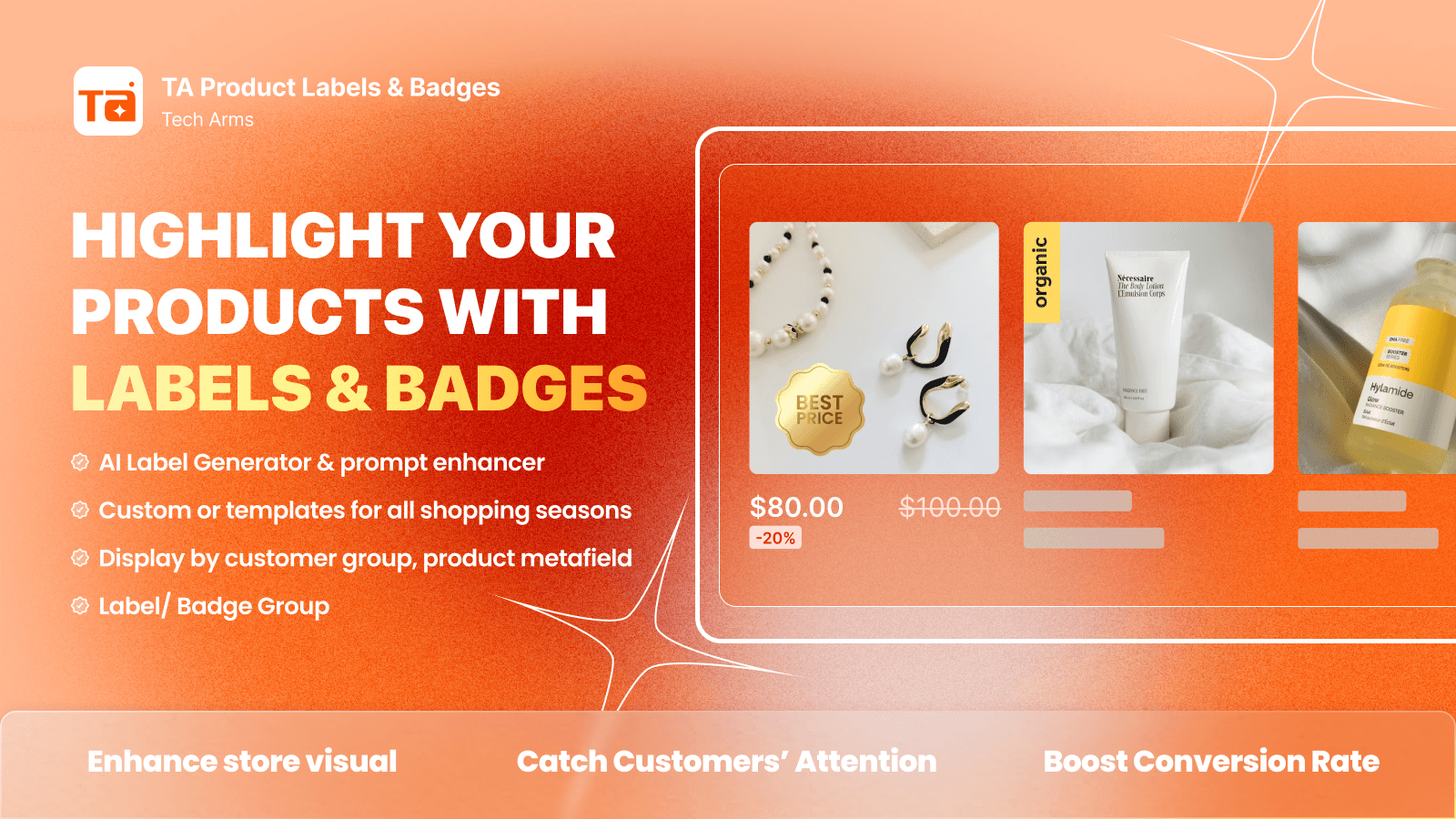 Polish Your Store/Products With Label/Badges/Stickers/Icons