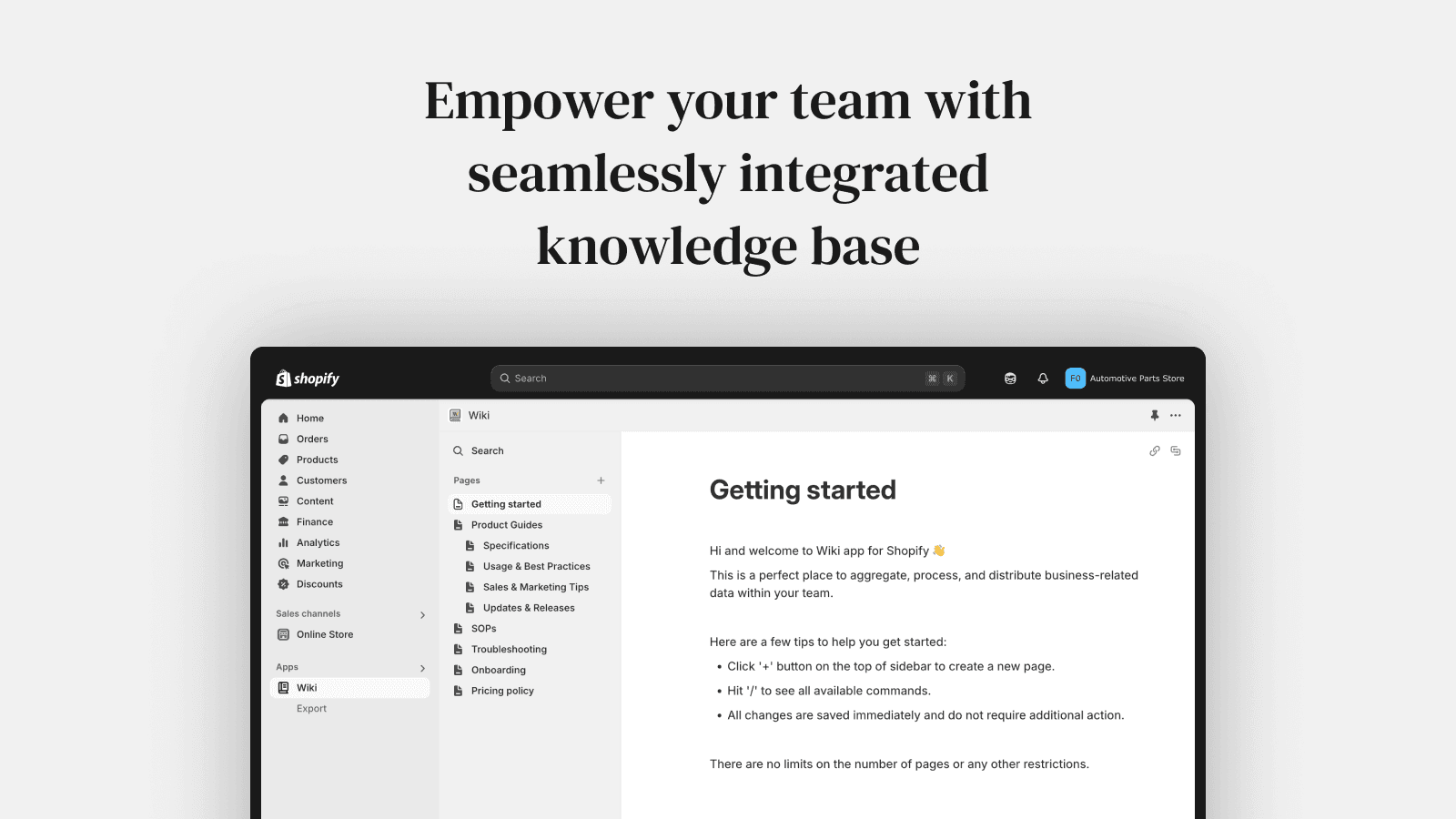 Fabext Wiki: Organize your information