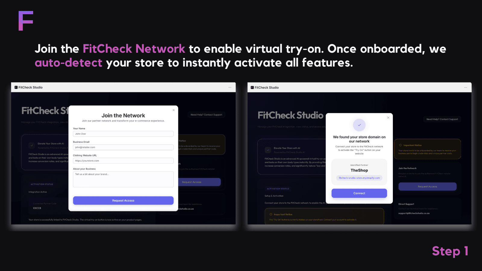 Join our network to instantly unlock virtual try-on features