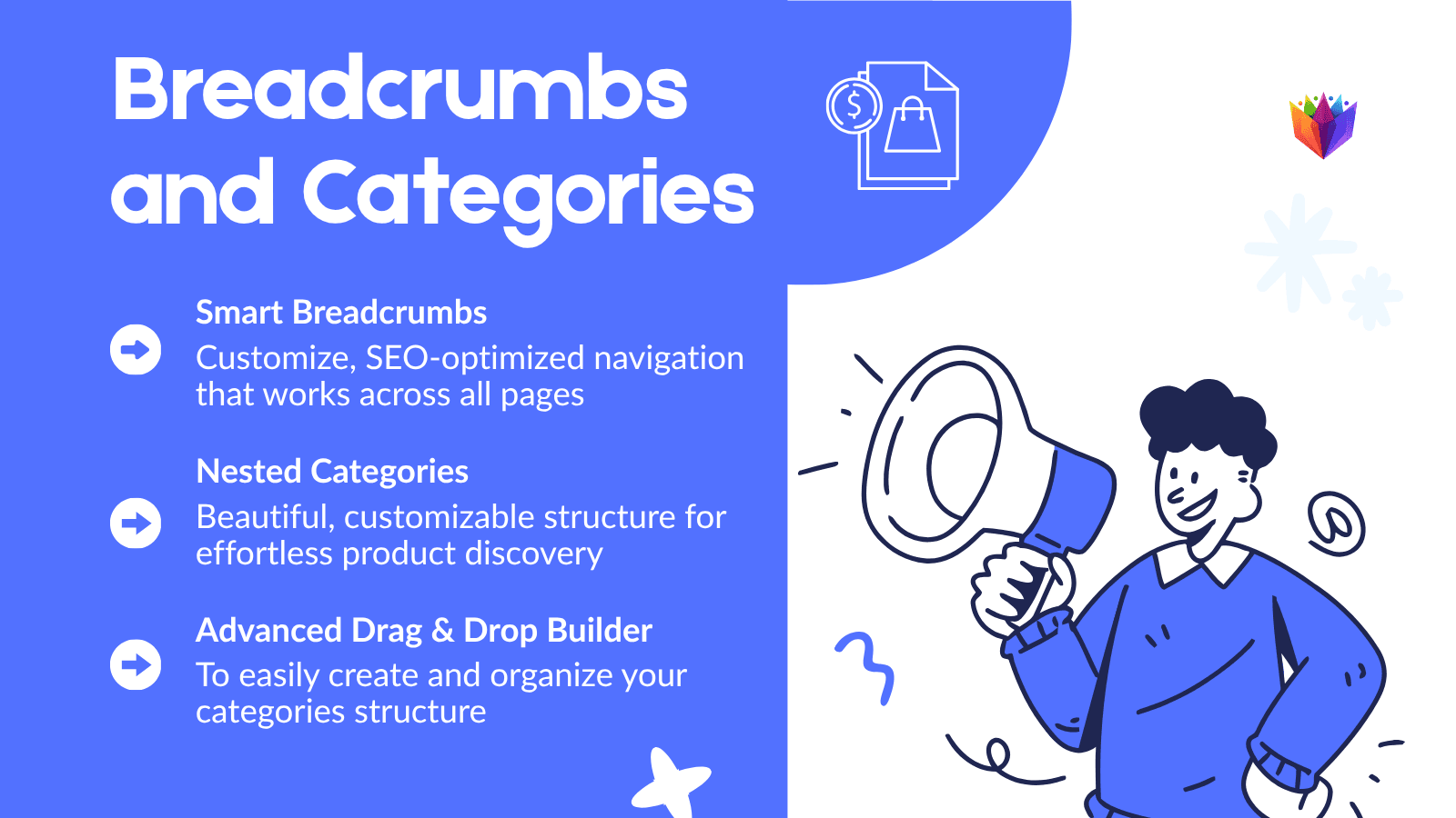 Breadcrumbs & Categories for Shopify