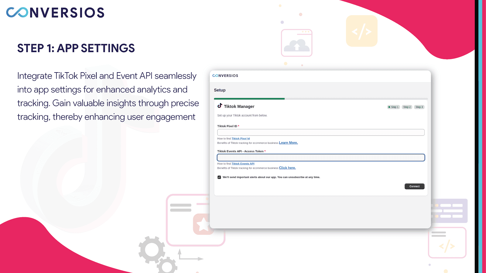 Conversios TikTok pixel and Event API general settings