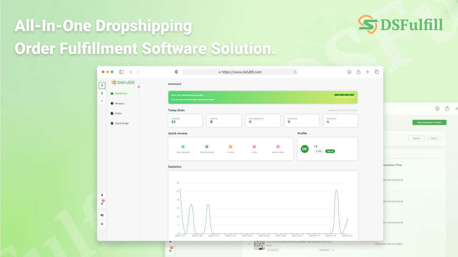 All-In-One Dropshipping Order Fulfillment Software Solution