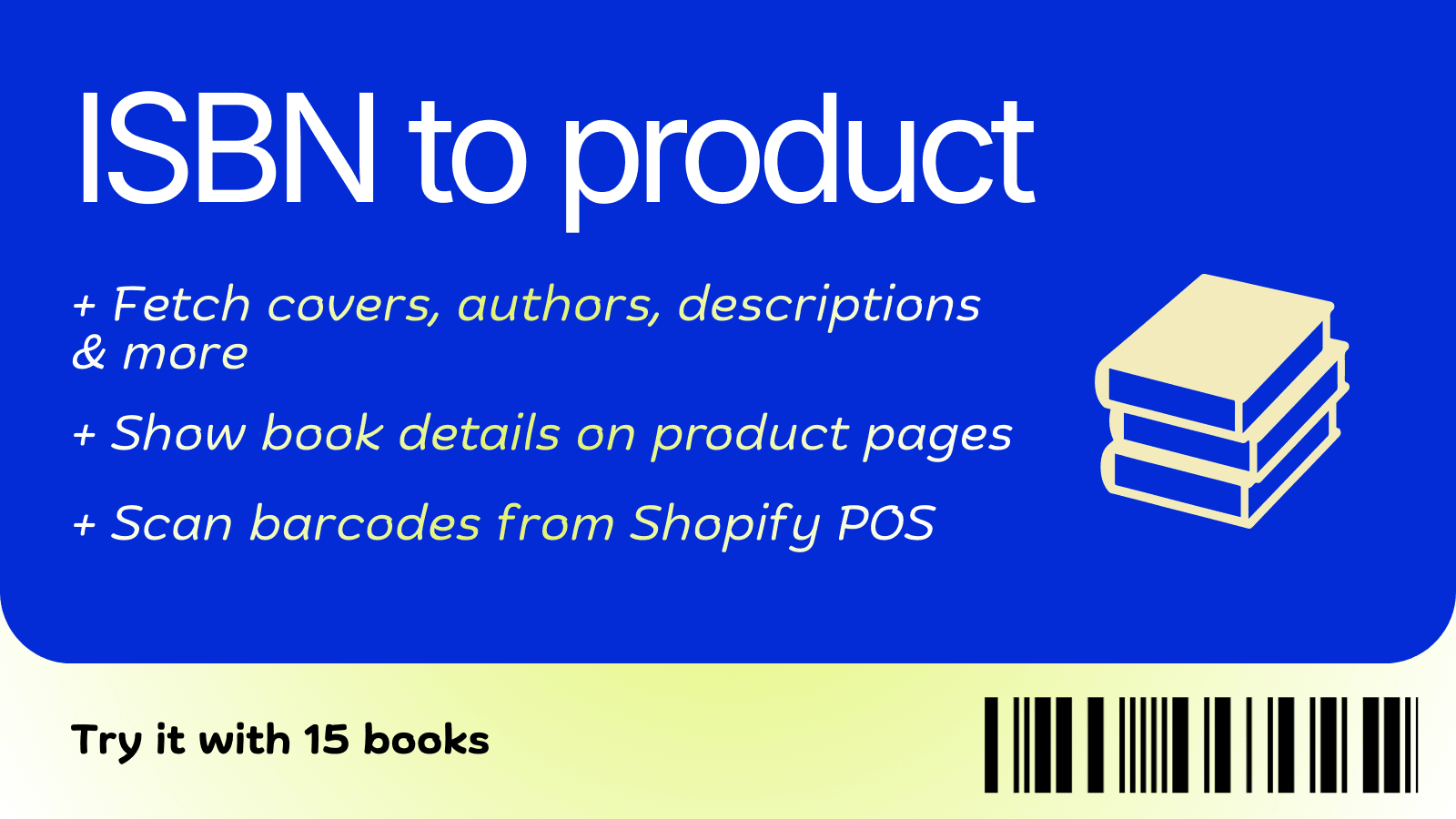 isbn to product