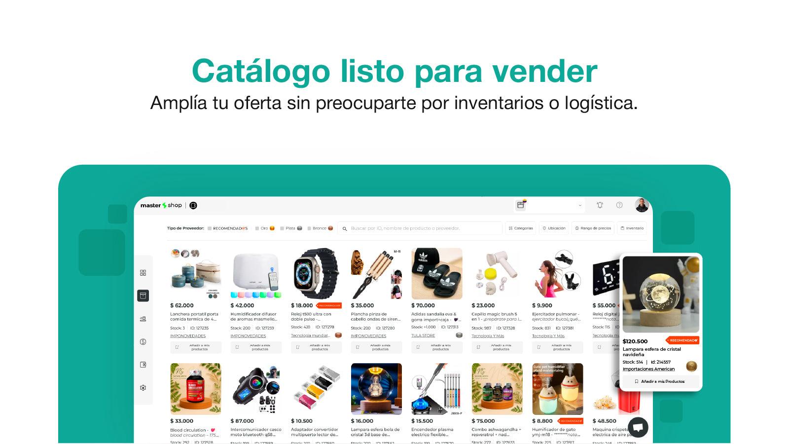 Vista de Mercado de Productos