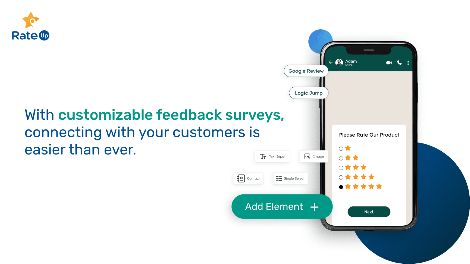 customizable feedback surveys