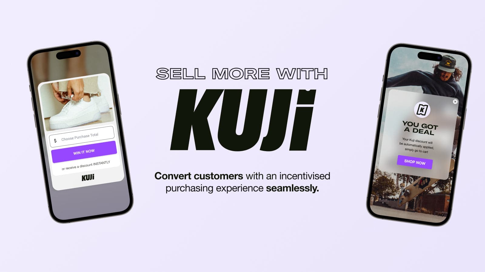 Offer customers "WIN YOUR PURCHASE" giveaways