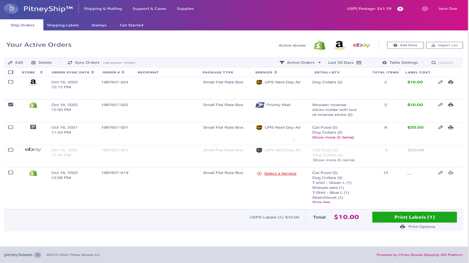 Send Letters ,Parcels and Manage Online Orders