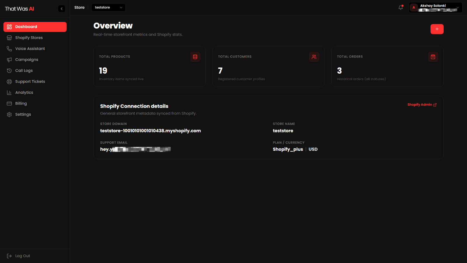 That Was AI Dashboard