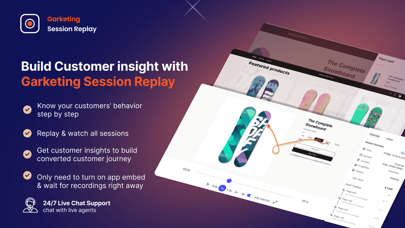 Build customer insight with record and replay analytics