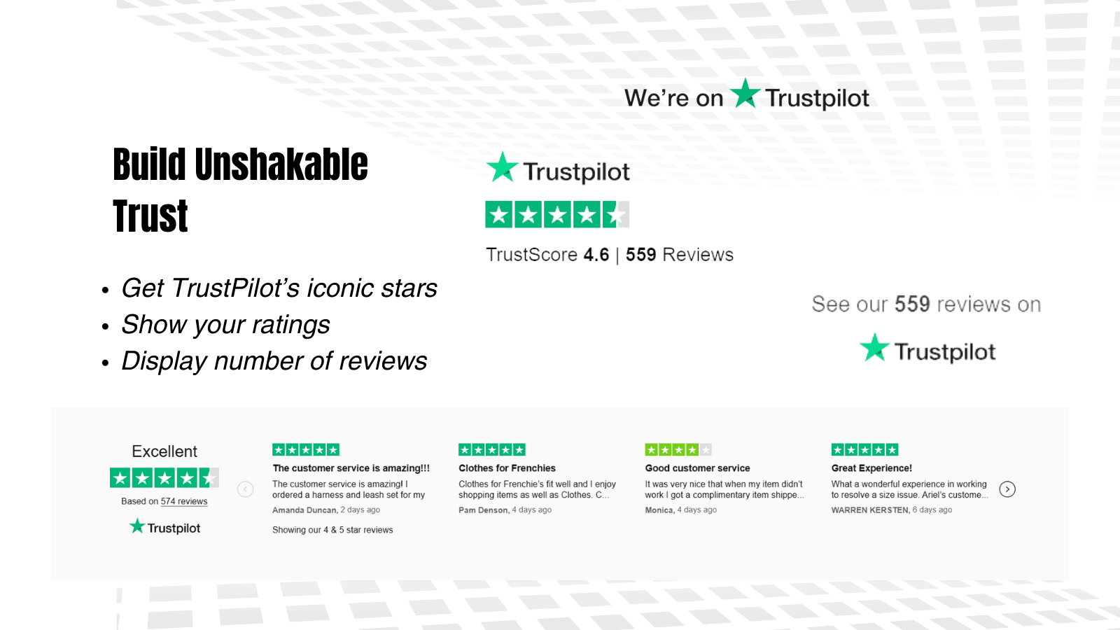 Start showing official review widgets in Shopify stores