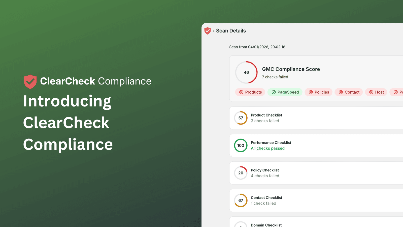 scan your store, avoid suspensions